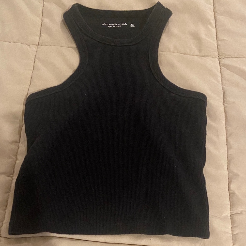 A&F ribbed cropped tank - size XS
